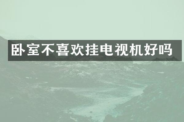卧室不喜欢挂电视机好吗