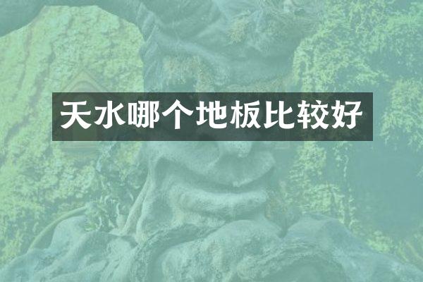 天水哪个地板比较好