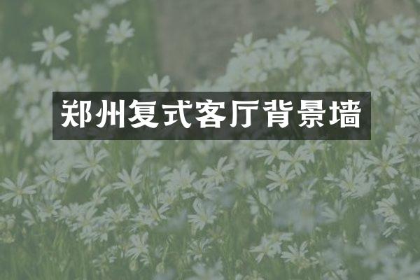 郑州复式客厅背景墙