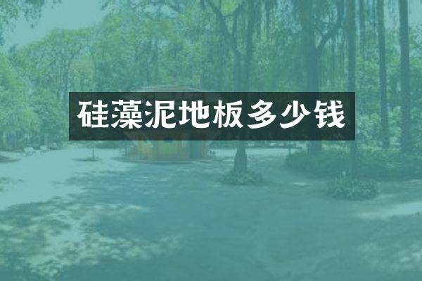 硅藻泥地板多少钱