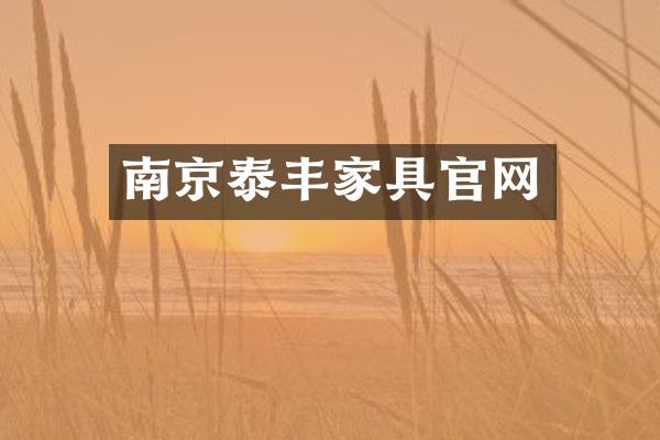 南京泰丰家具官网