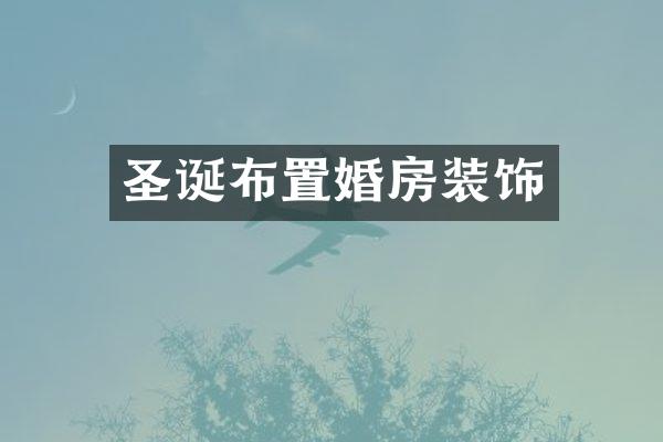 圣诞布置婚房装饰