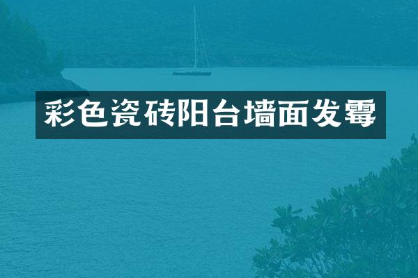 彩色瓷砖阳台墙面发霉