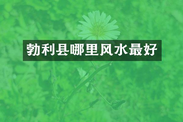 勃利县哪里风水最好