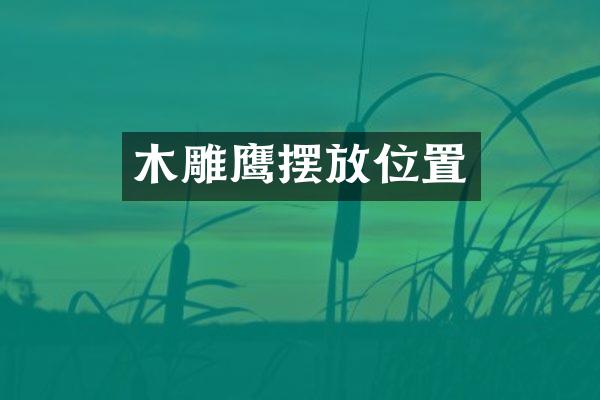 木雕鹰摆放位置