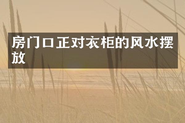 房门口正对衣柜的风水摆放