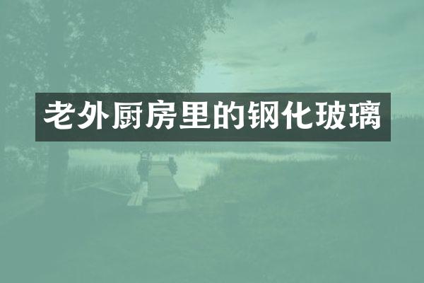 老外厨房里的钢化玻璃