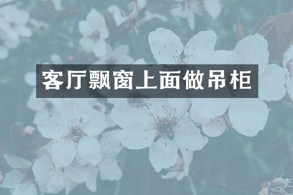 客厅飘窗上面做吊柜