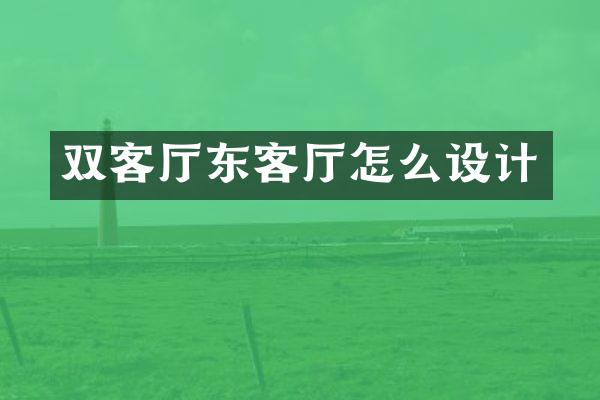 双客厅东客厅怎么设计