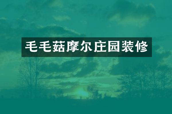 毛毛菇摩尔庄园装修