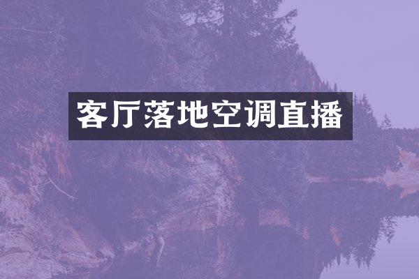 客厅落地空调直播