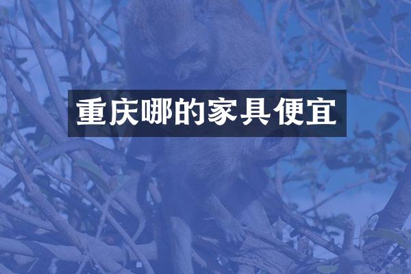 重庆哪的家具便宜