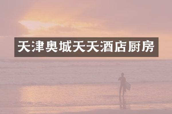 天津奥城天天酒店厨房
