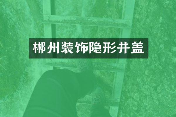 郴州装饰隐形井盖