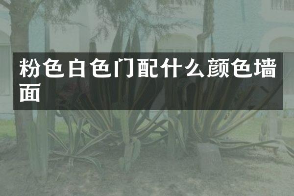 粉色白色门配什么颜色墙面