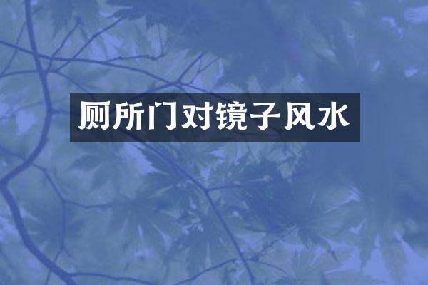 厕所门对镜子风水