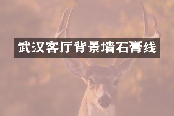 武汉客厅背景墙石膏线