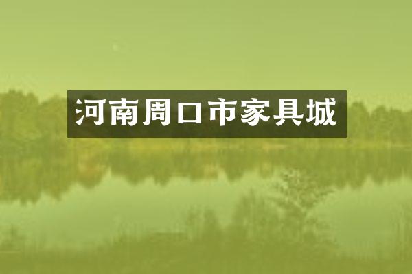 河南周口市家具城