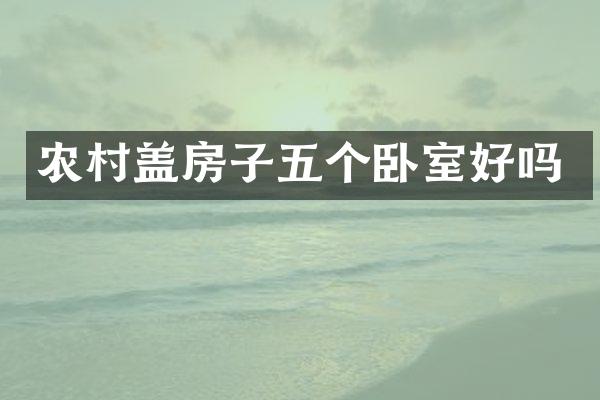 农村盖房子五个卧室好吗