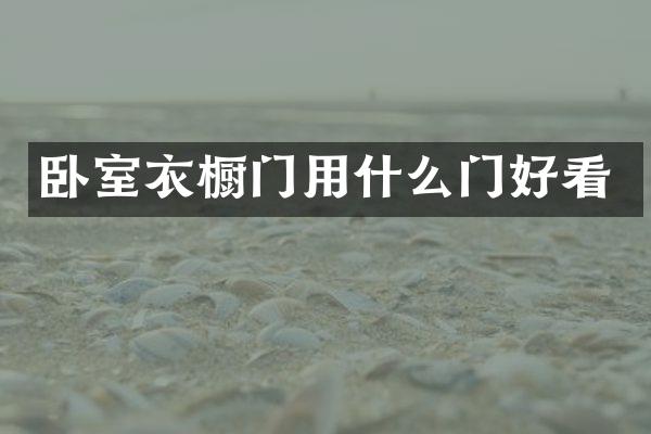 卧室衣橱门用什么门好看