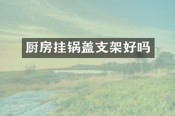 厨房挂锅盖支架好吗