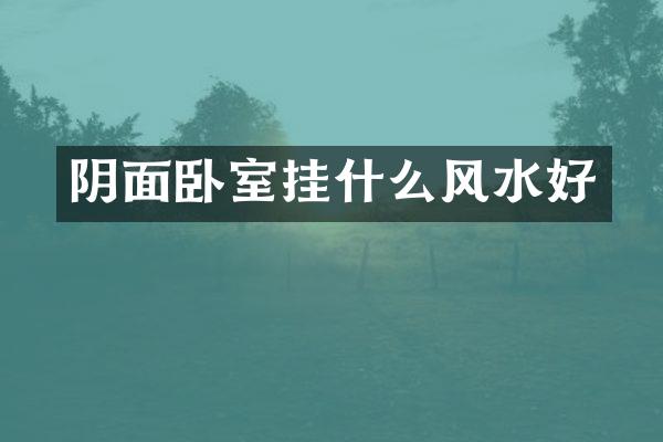 阴面卧室挂什么风水好
