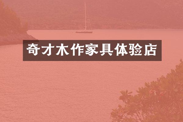 奇才木作家具体验店