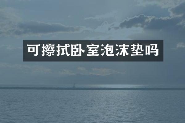 可擦拭卧室泡沫垫吗