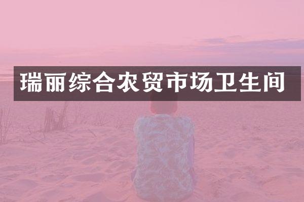 瑞丽综合农贸市场卫生间
