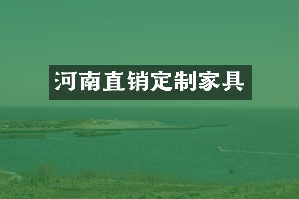 河南直销定制家具