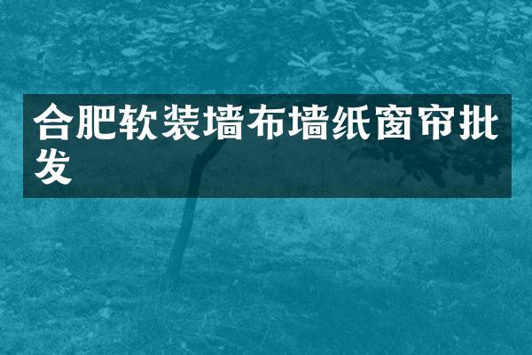 合肥软装墙布墙纸窗帘批发