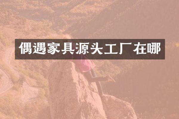偶遇家具源头工厂在哪