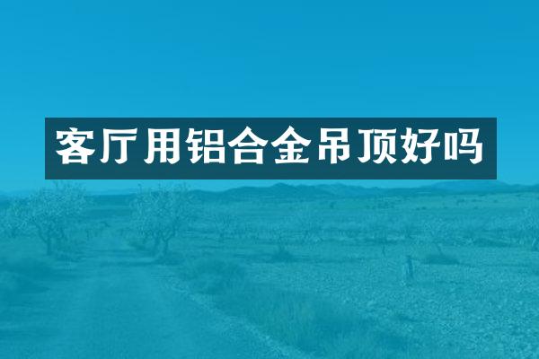 客厅用铝合金吊顶好吗