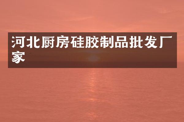 河北厨房硅胶制品批发厂家