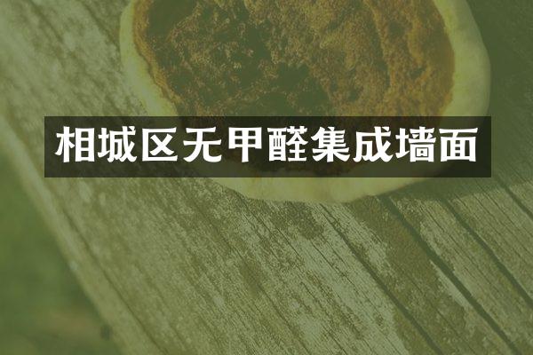 相城区无甲醛集成墙面