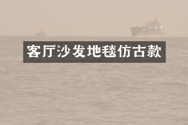 客厅沙发地毯仿古款
