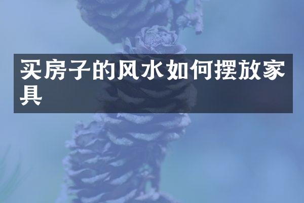 买房子的风水如何摆放家具