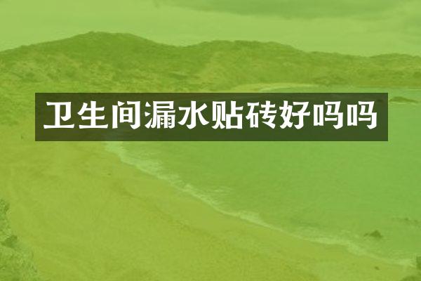 卫生间漏水贴砖好吗吗