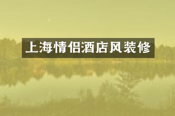 上海情侣酒店风装修