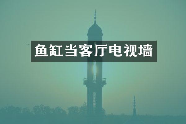 鱼缸当客厅电视墙