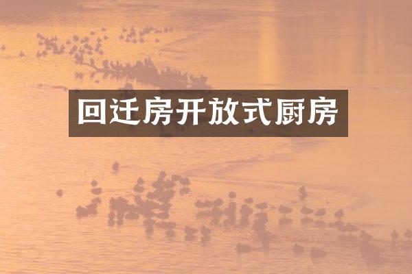 回迁房开放式厨房