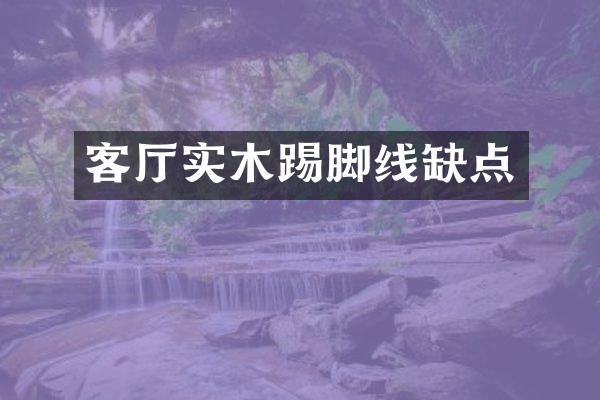 客厅实木踢脚线缺点