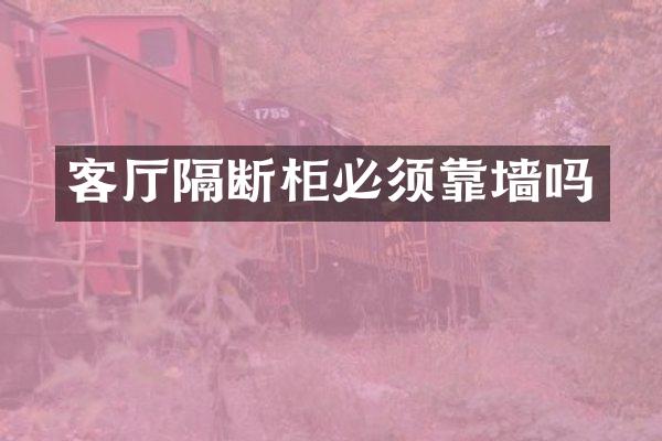 客厅隔断柜必须靠墙吗