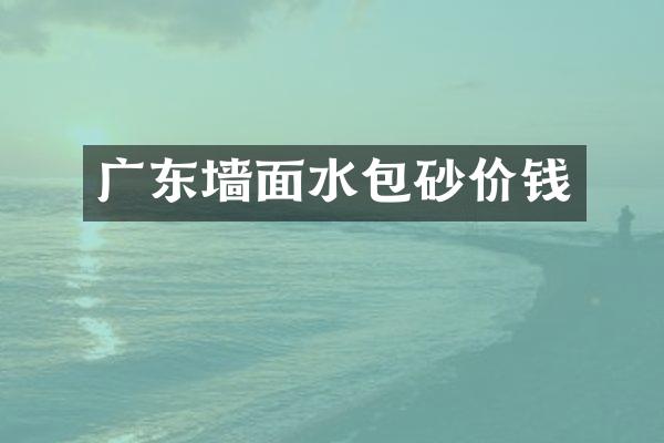 广东墙面水包砂价钱