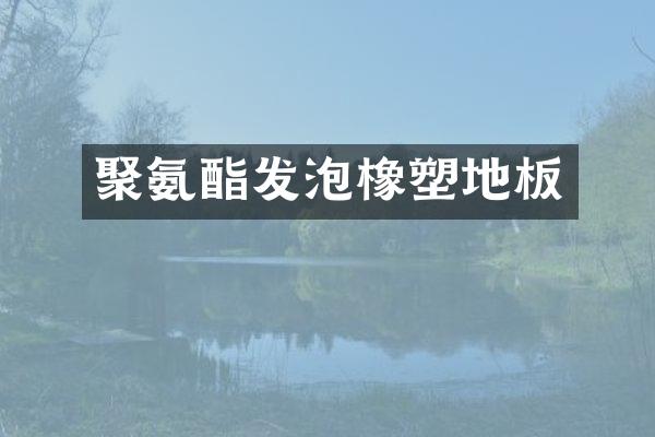 聚氨酯发泡橡塑地板