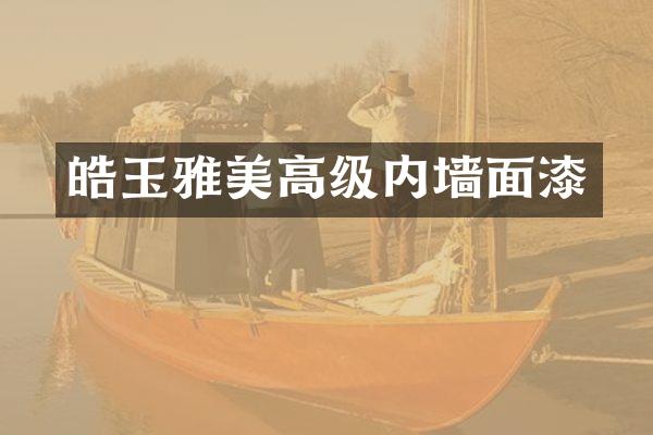 皓玉雅美高级内墙面漆