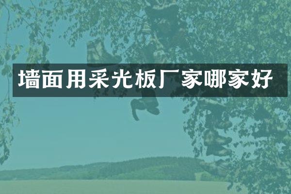 墙面用采光板厂家哪家好