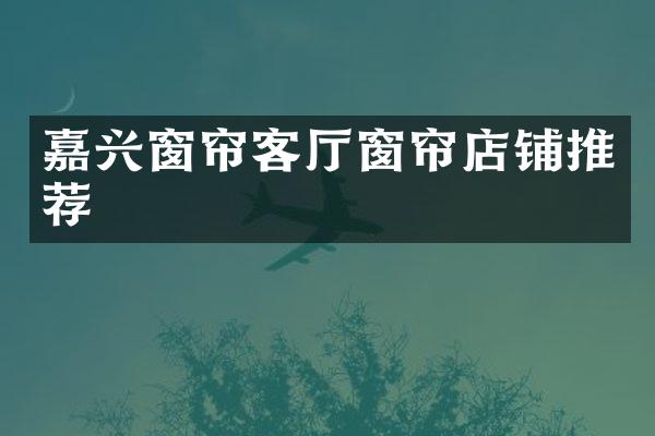 嘉兴窗帘客厅窗帘店铺推荐