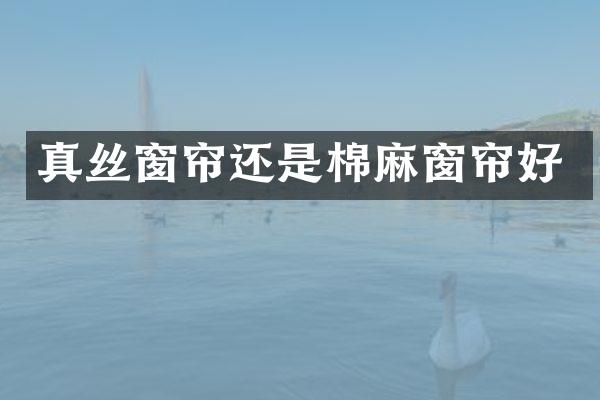 真丝窗帘还是棉麻窗帘好