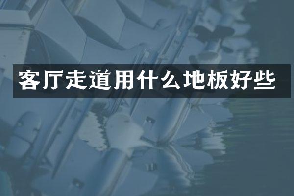 客厅走道用什么地板好些